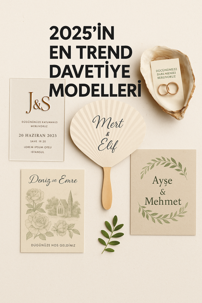 ✨ 2025’in En Trend Davetiye Modelleri