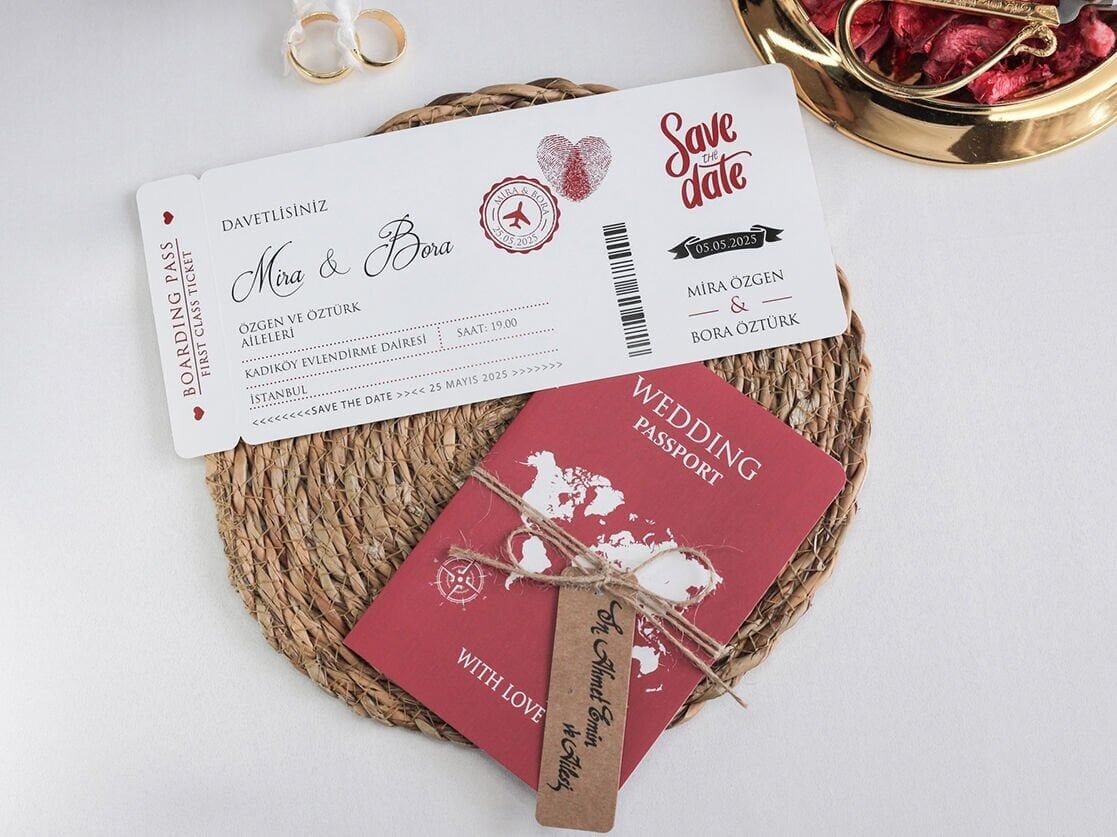 Armoni Davetiye 2471 Pasaport Davetiye