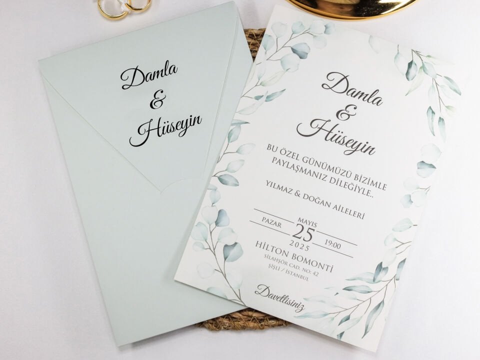 Armoni Davetiye 2412 Mühürsüz